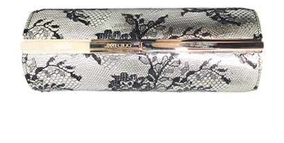 Cylinder Lace Clutch, front view